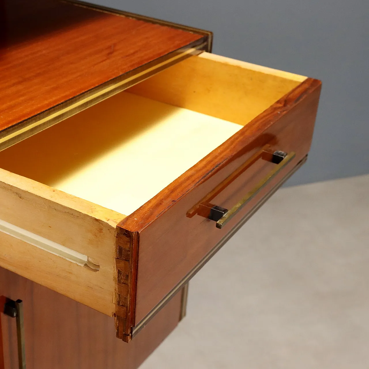 Sideboard in wood and ceramic by A. Giardini, 20th century 4