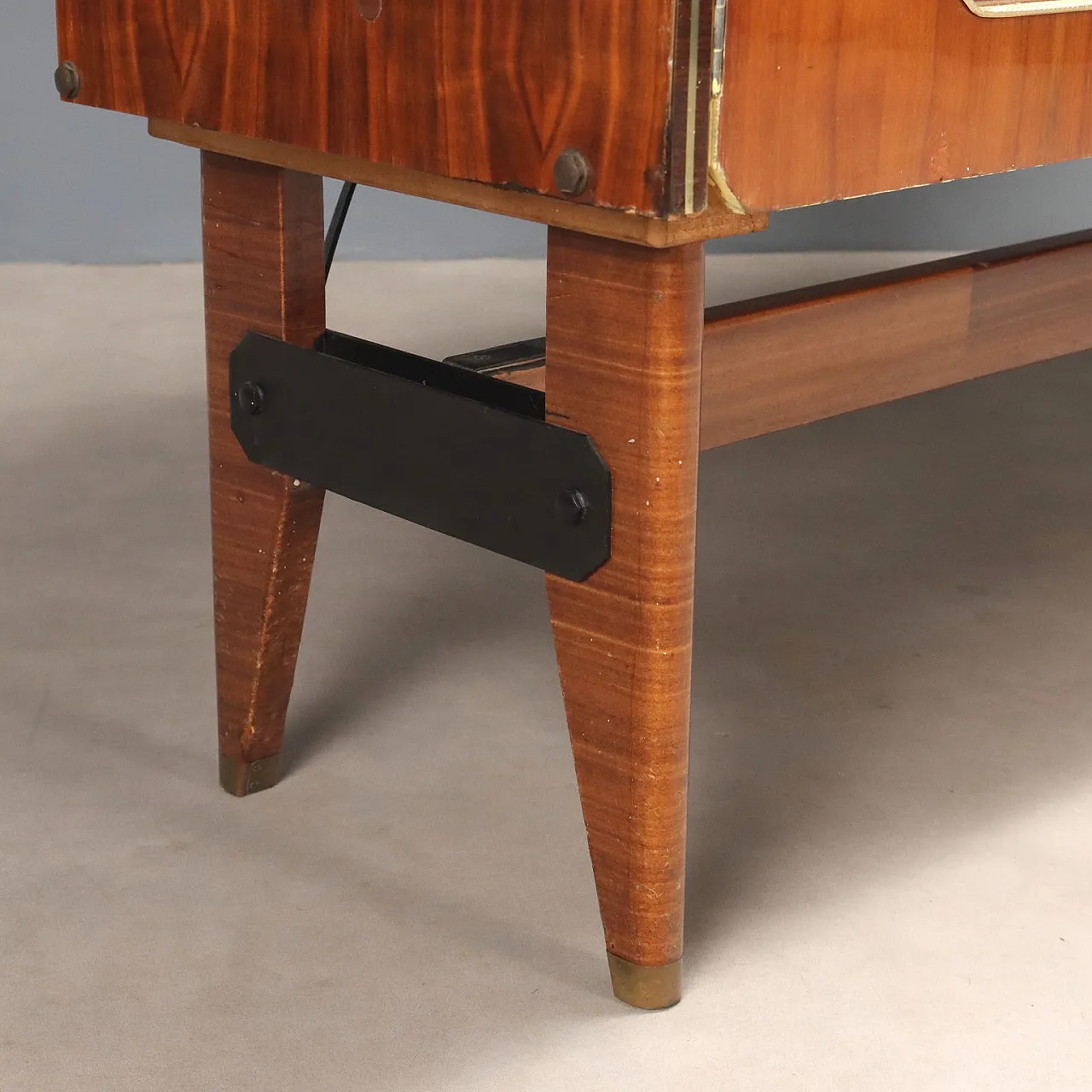 Sideboard in wood and ceramic by A. Giardini, 20th century 9