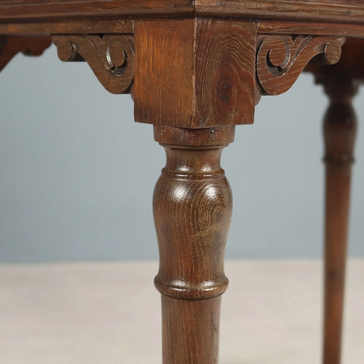 Scrittoio in olmo e mogano, '800 7