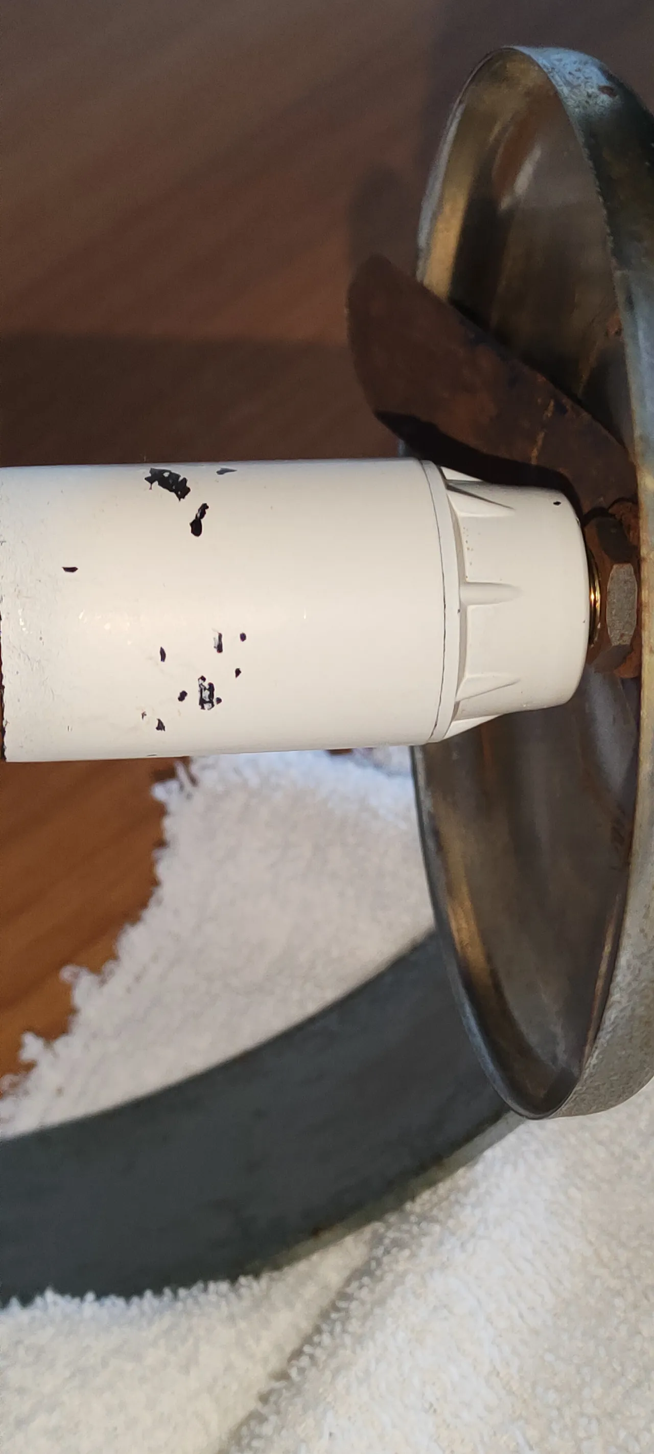 Space Age pendant lamp three blown glass spheres, 1970s 15