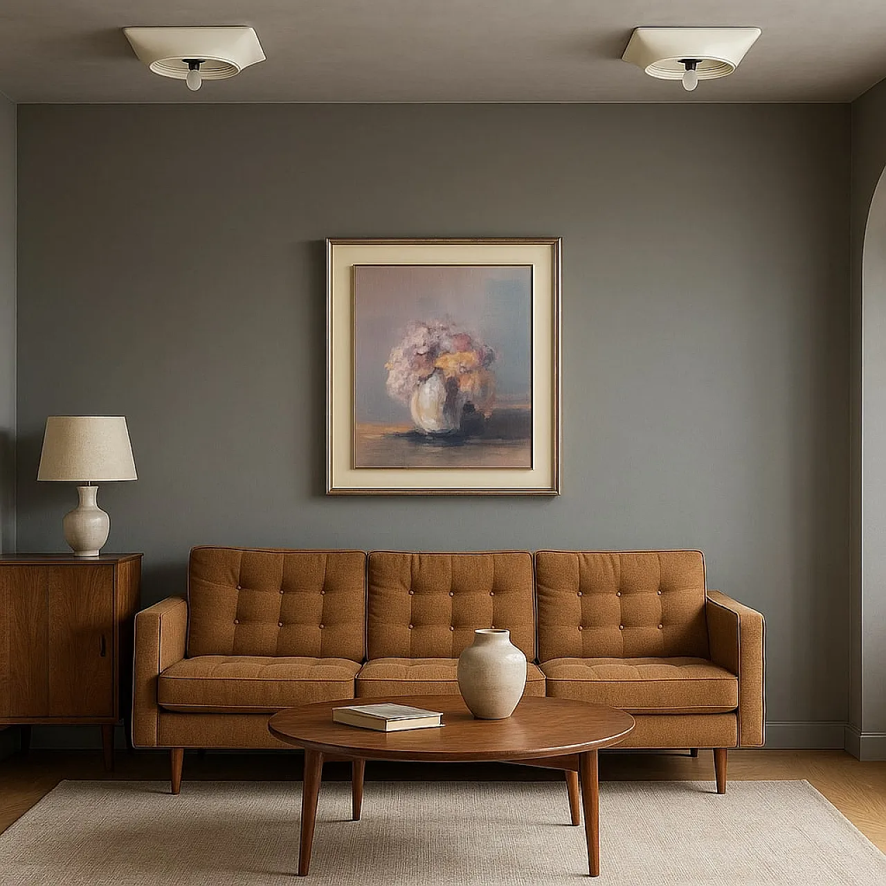 Pair of Stilnovo lamps in lacquered aluminium by Studio Nizzoli, 1970s 2