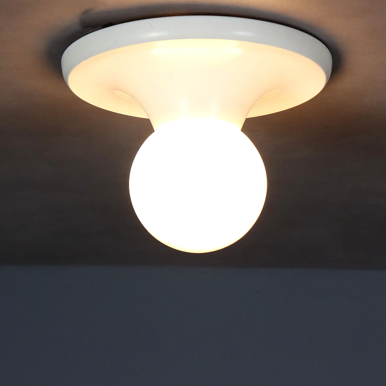 Lampada da soffitto/parete in alluminio smaltato, '900 6
