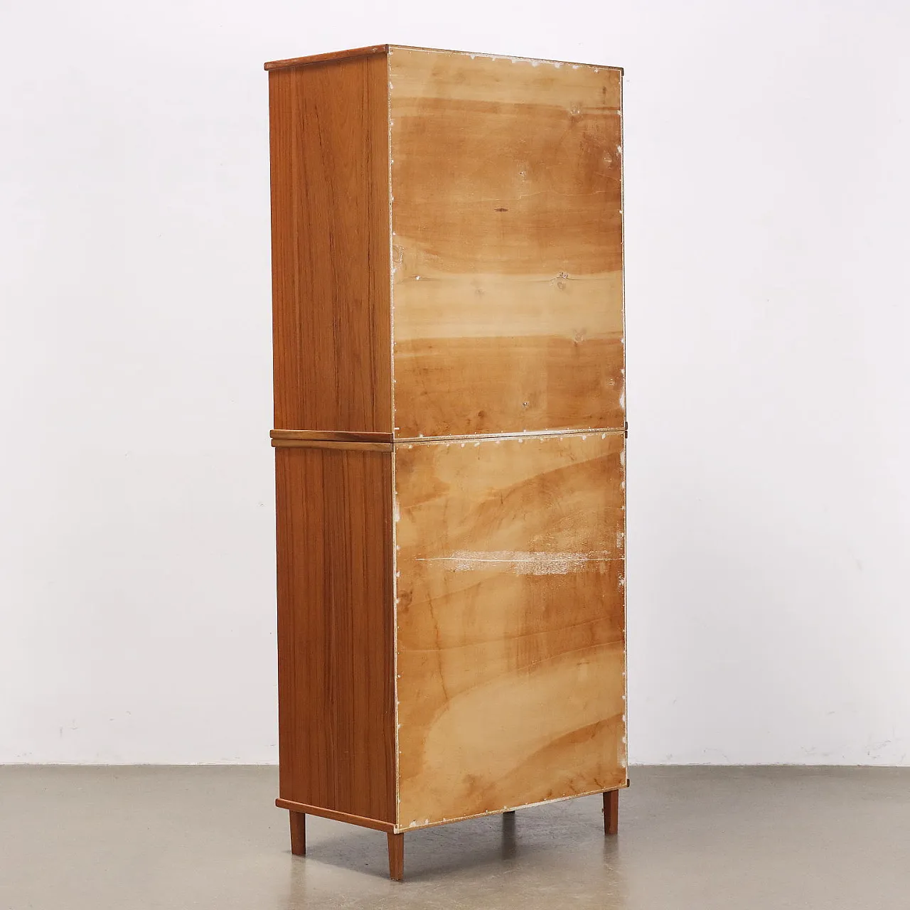 Mobile vetrina in teak e vetro, anni '60 10