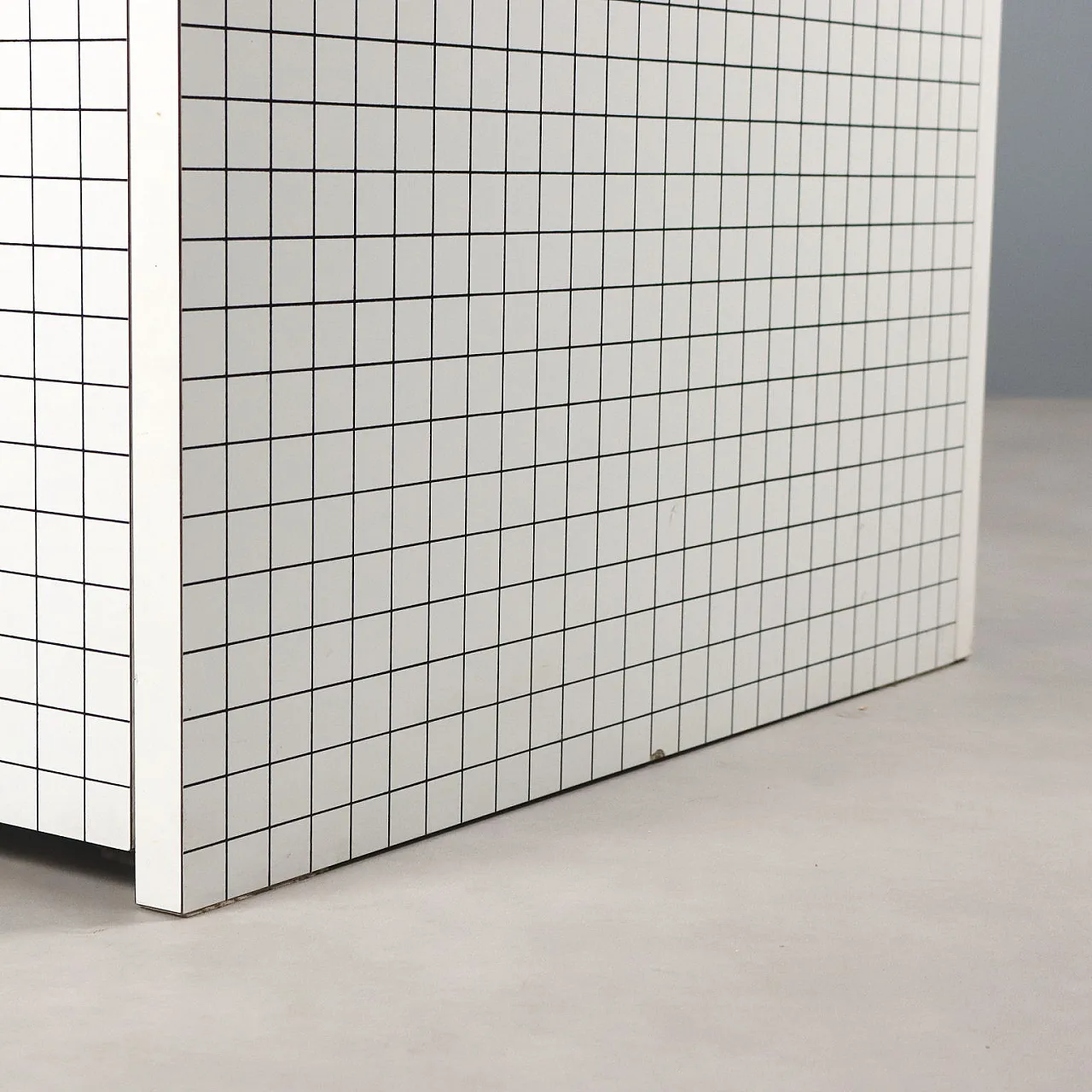 Scrivania in stile Quaderna in laminato, anni '80 9