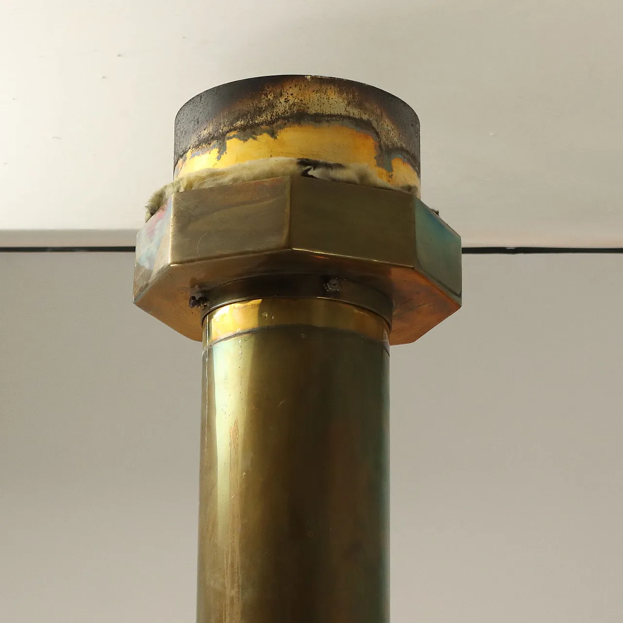 White Neoclassical style ceramic stove fireplace, 20th Century 4