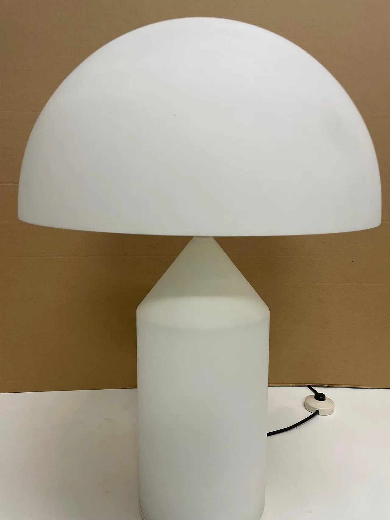 Lampada Atollo vintage di Vico Magistretti per Oluce, 1980 1