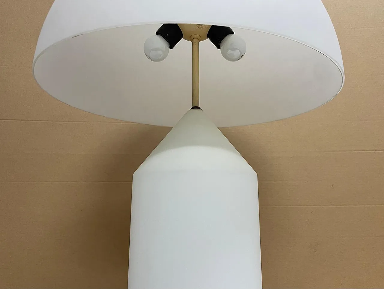 Lampada Atollo vintage di Vico Magistretti per Oluce, 1980 7