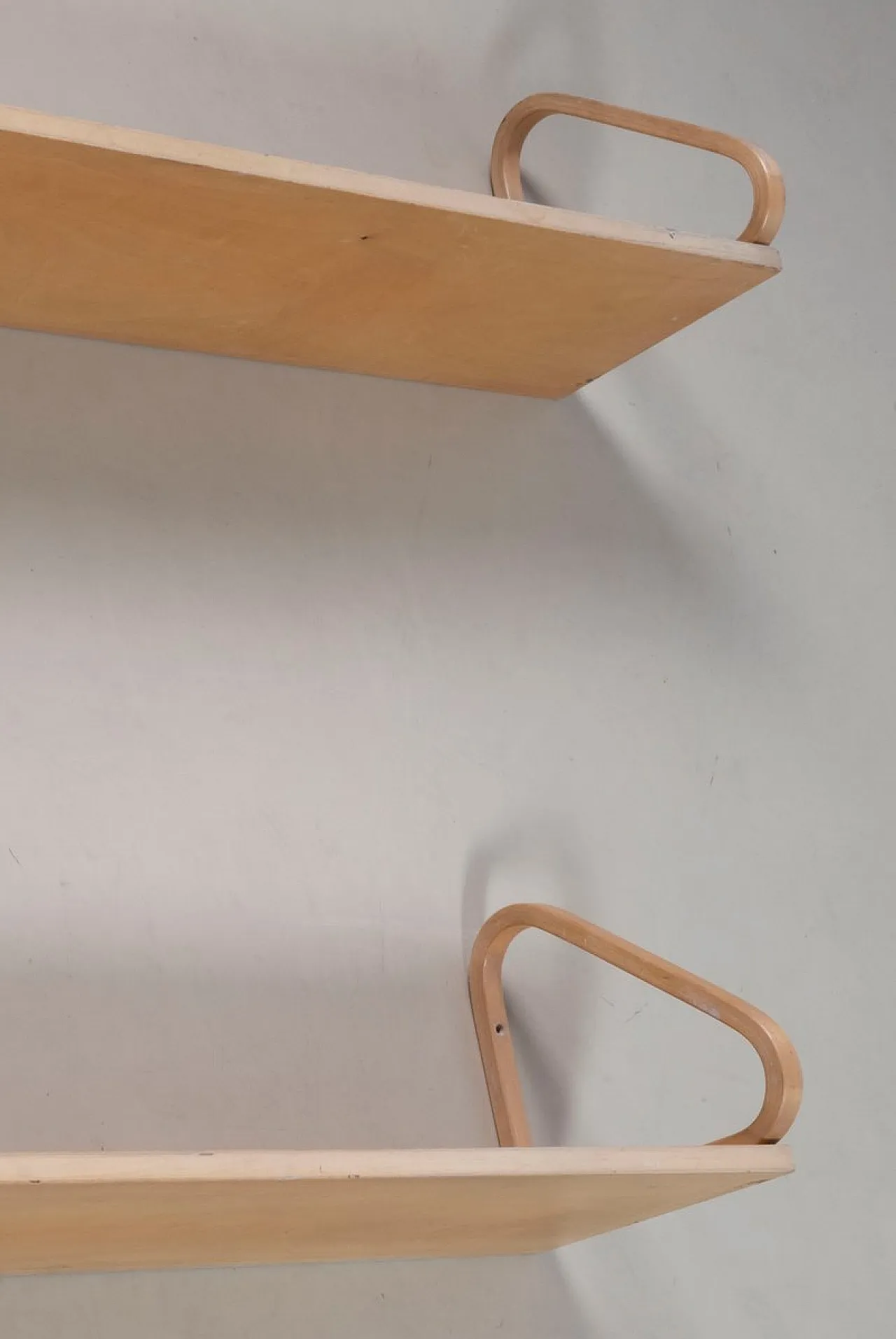 4 Mensole modello 112B attribuite ad Alvar Aalto per Artek, anni '60 8