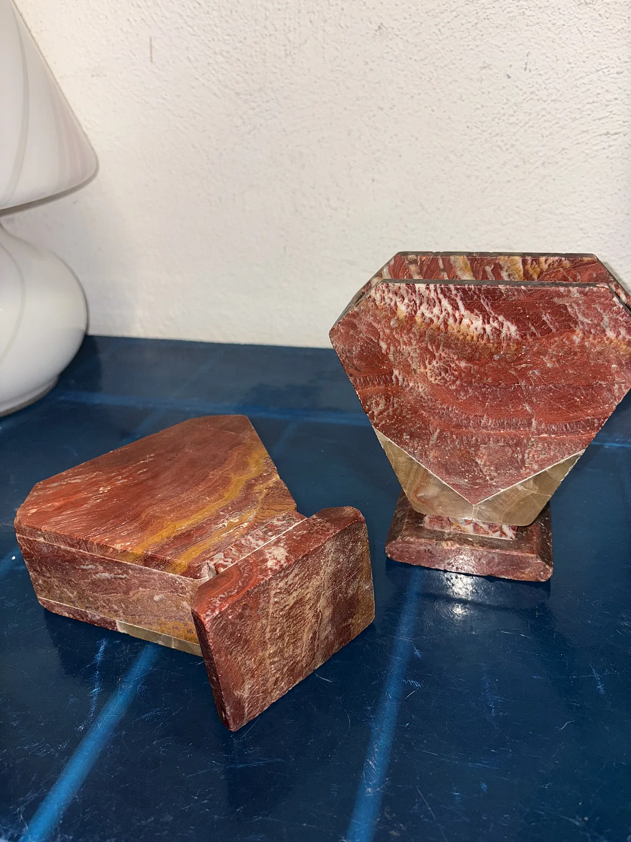 Coppia sculture in Marmo, anni '20 6