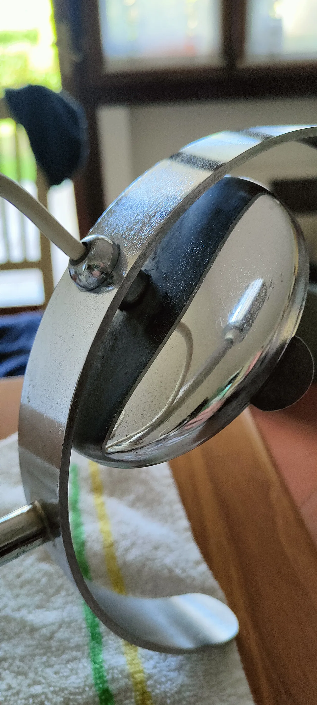 Space Age pendant lamp three blown glass spheres, 1970s 20