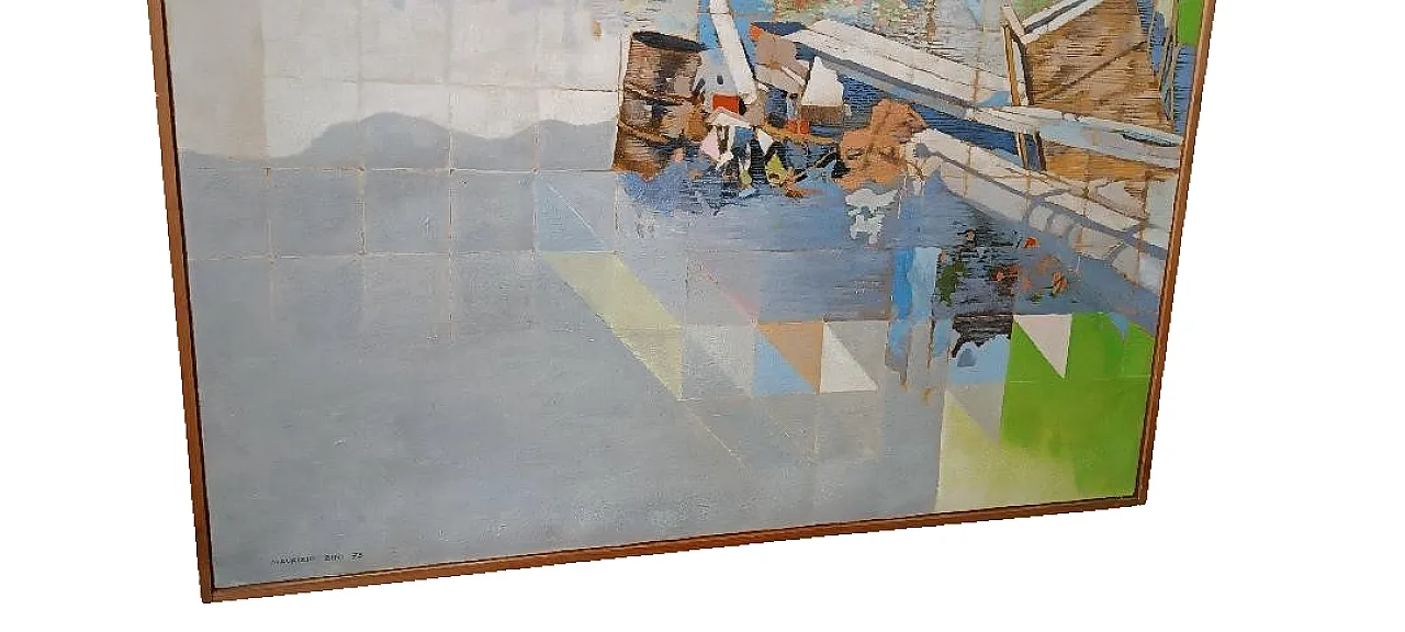 Abstract painting by Maurizio Bini, 1970s 6