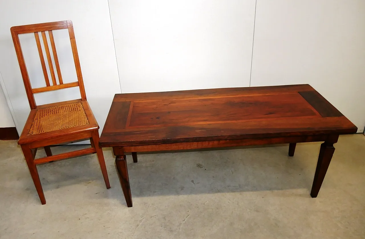 Louis XVI style coffee table, 50s 3