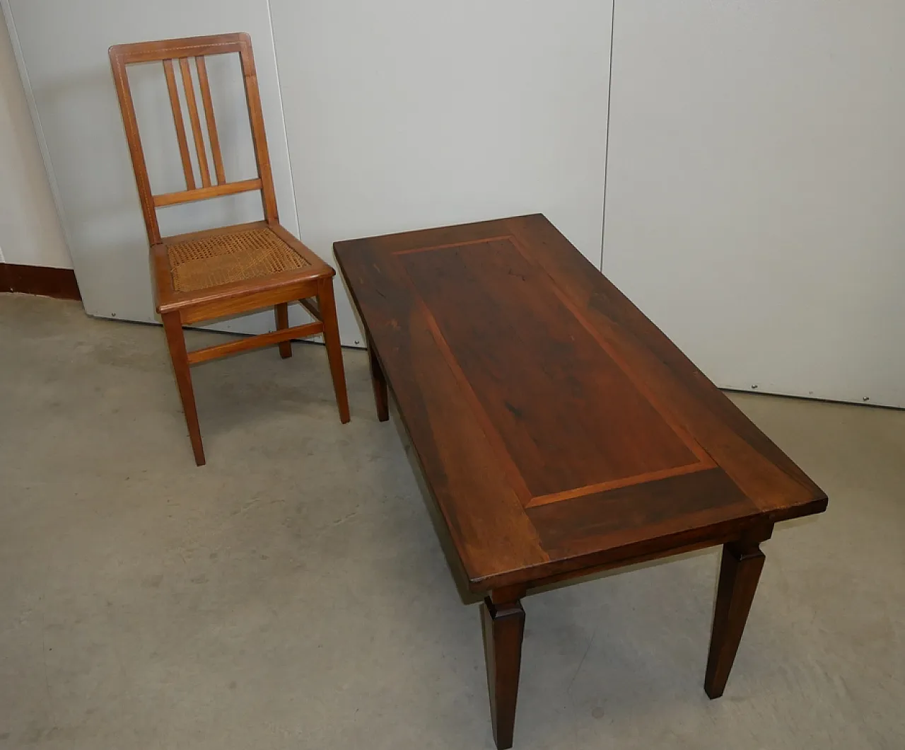 Louis XVI style coffee table, 50s 9
