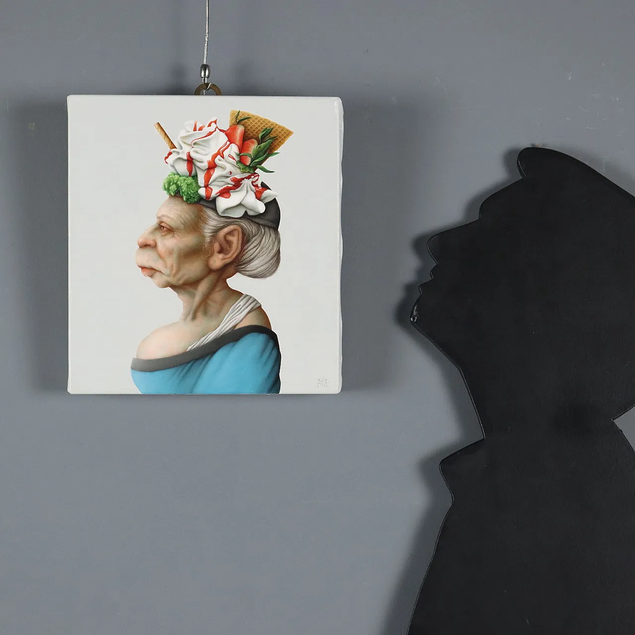 Fabio D'Aroma, oil on canvas, 20th century 2