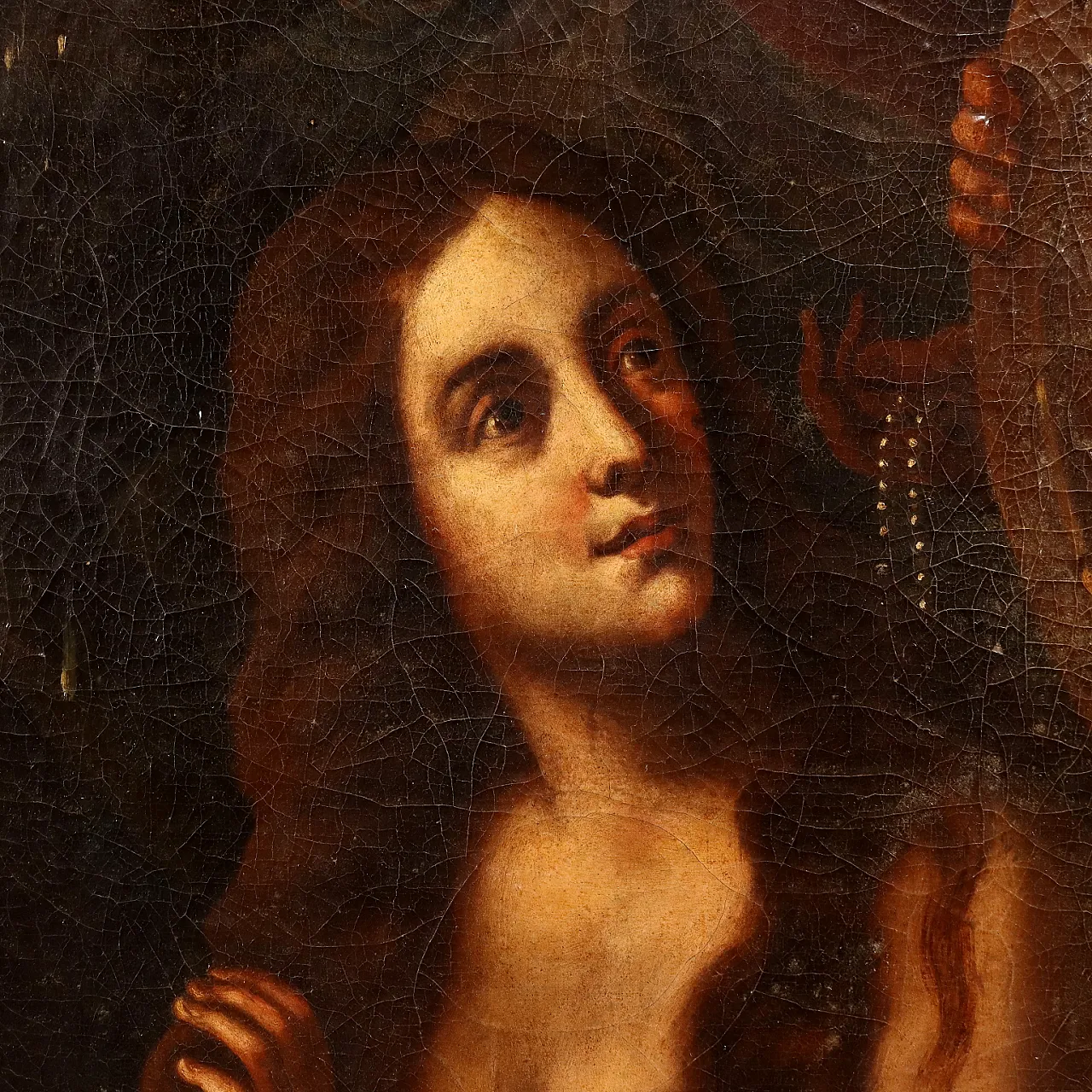 Bathsheba at the bath, oil painting on canvas, 19th century 4