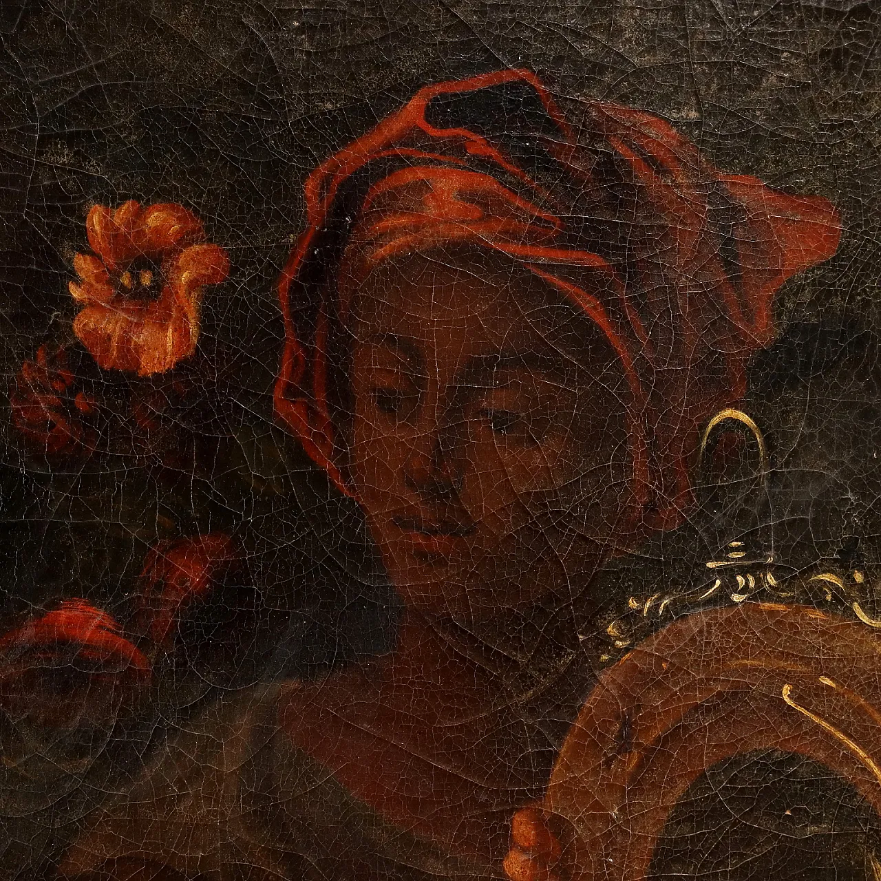 Bathsheba at the bath, oil painting on canvas, 19th century 5