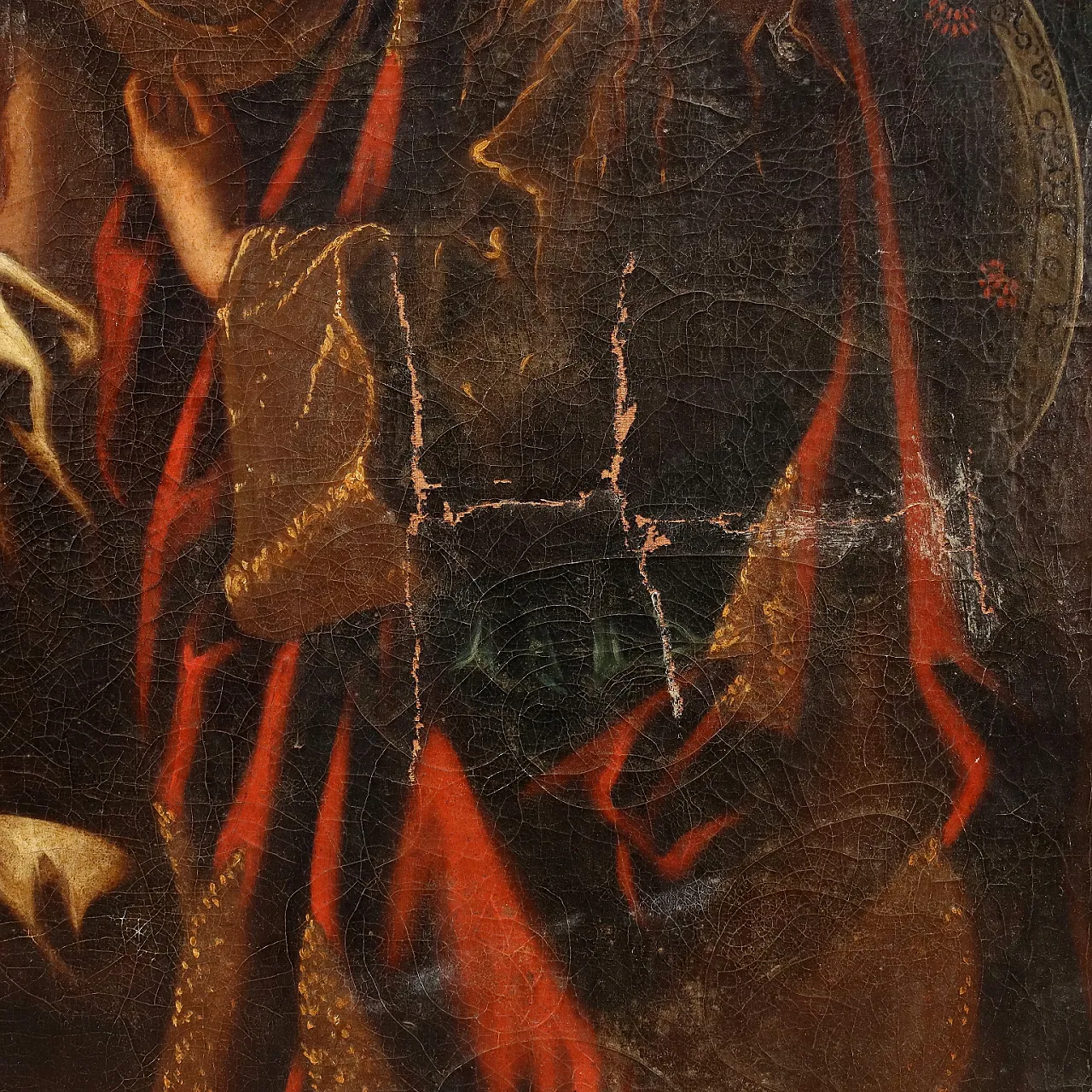 Bathsheba at the bath, oil painting on canvas, 19th century 7