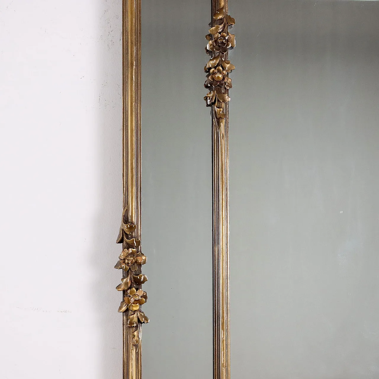 Specchio in stile rococò in legno dorato, '900 8