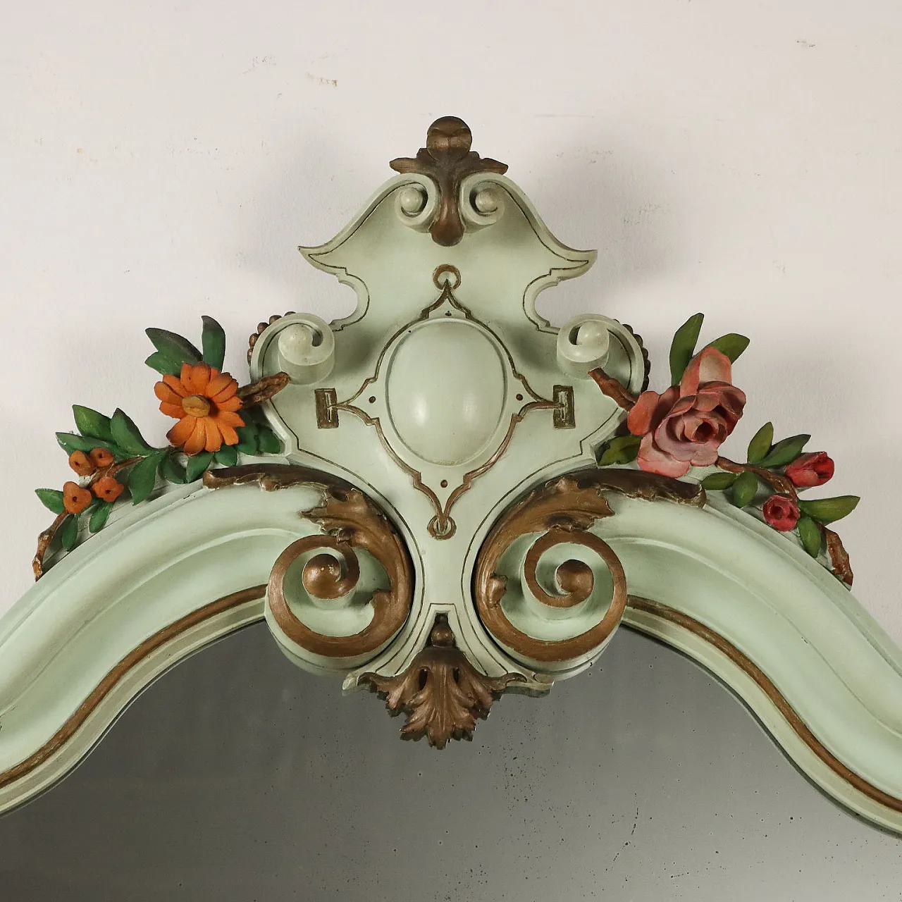 Specchiera Umbertina in noce laccato, '800 3