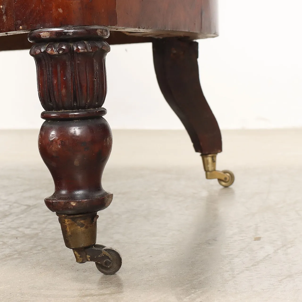 Louis Philippe fabric and mahogany sofa, 19th century 6