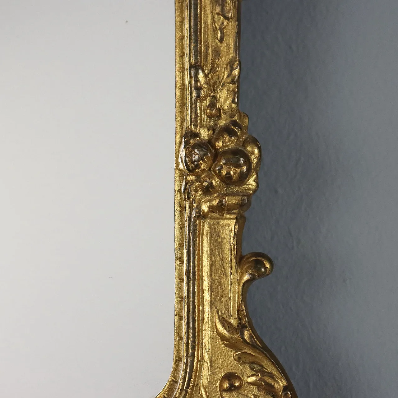 Coppia di ventoline con specchio in bronzo dorato, '800 6