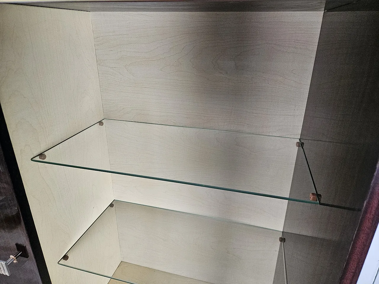 Vetrina in lamina di palissandro, anni '50 6