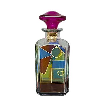 Bottiglia decorativa di Luigi Bormioli, anni '70