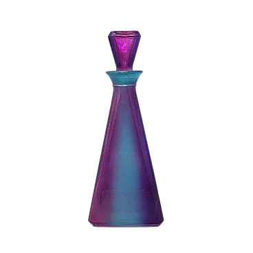 Decanter o bottiglia decorativa di Luigi Bormioli, anni '70