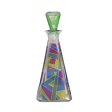 Decanter o bottiglia decorativa di Luigi Bormioli, anni '70