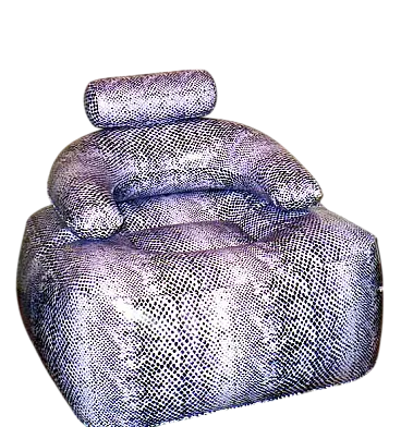 Coppia poltrone gonfiabili, anni '90