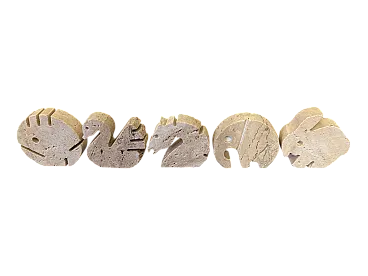 5 sculture di Enzo Mari per F.lli Mannelli, anni '70