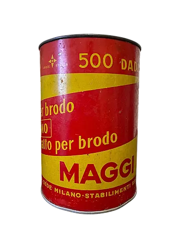Latta 500 dadi brodo Maggi, anni '60