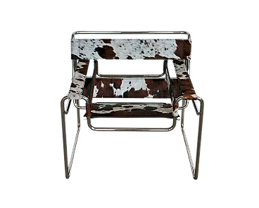 Poltrona Wassily in cavallino di Marcel Breuer per Knoll, anni 2000