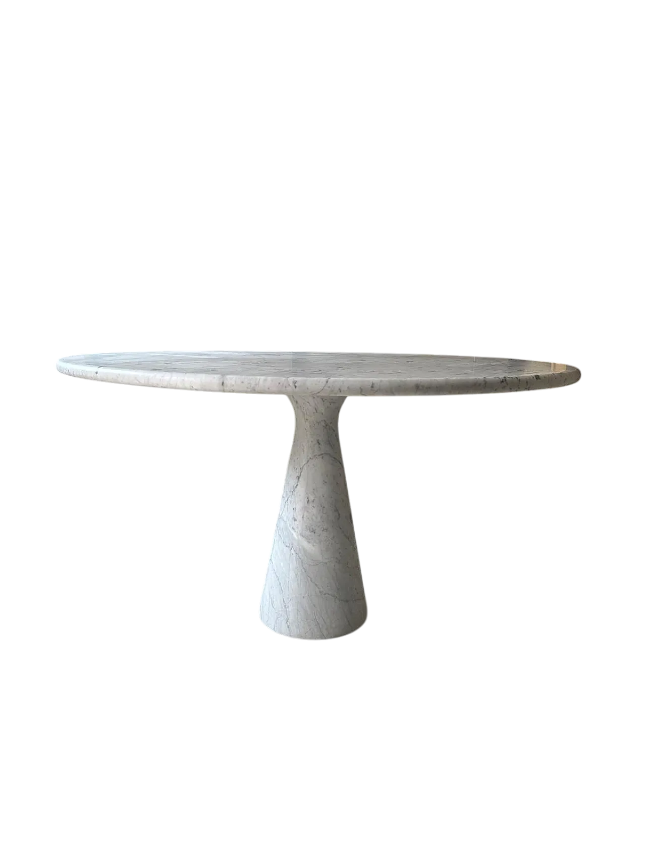 M1 Mangiarotti table in Carrara marble, 70s 9