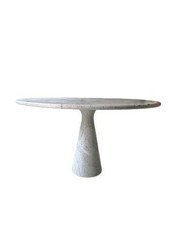 Tavolo M1 Mangiarotti in marmo Carrara, anni '70