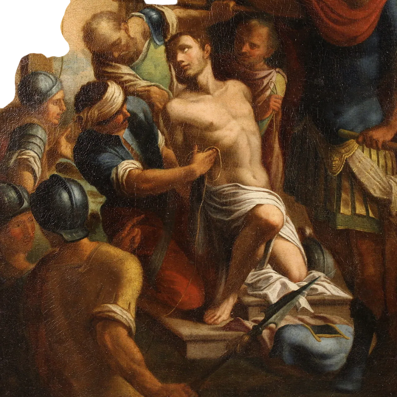 Religious painting, Saint Sebastian, 17th century 16