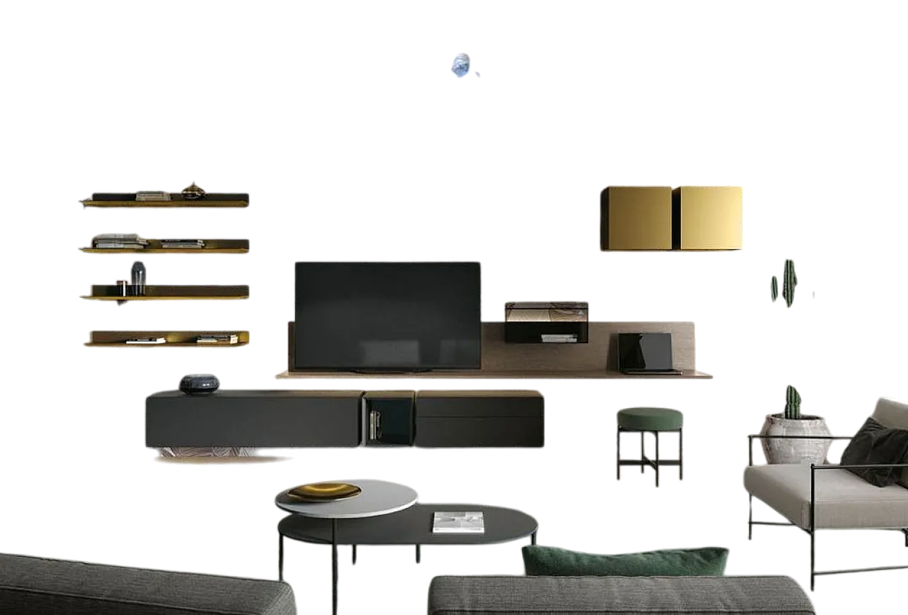 Lampadario Sputnik di Gaetano Sciolari, anni '60 6