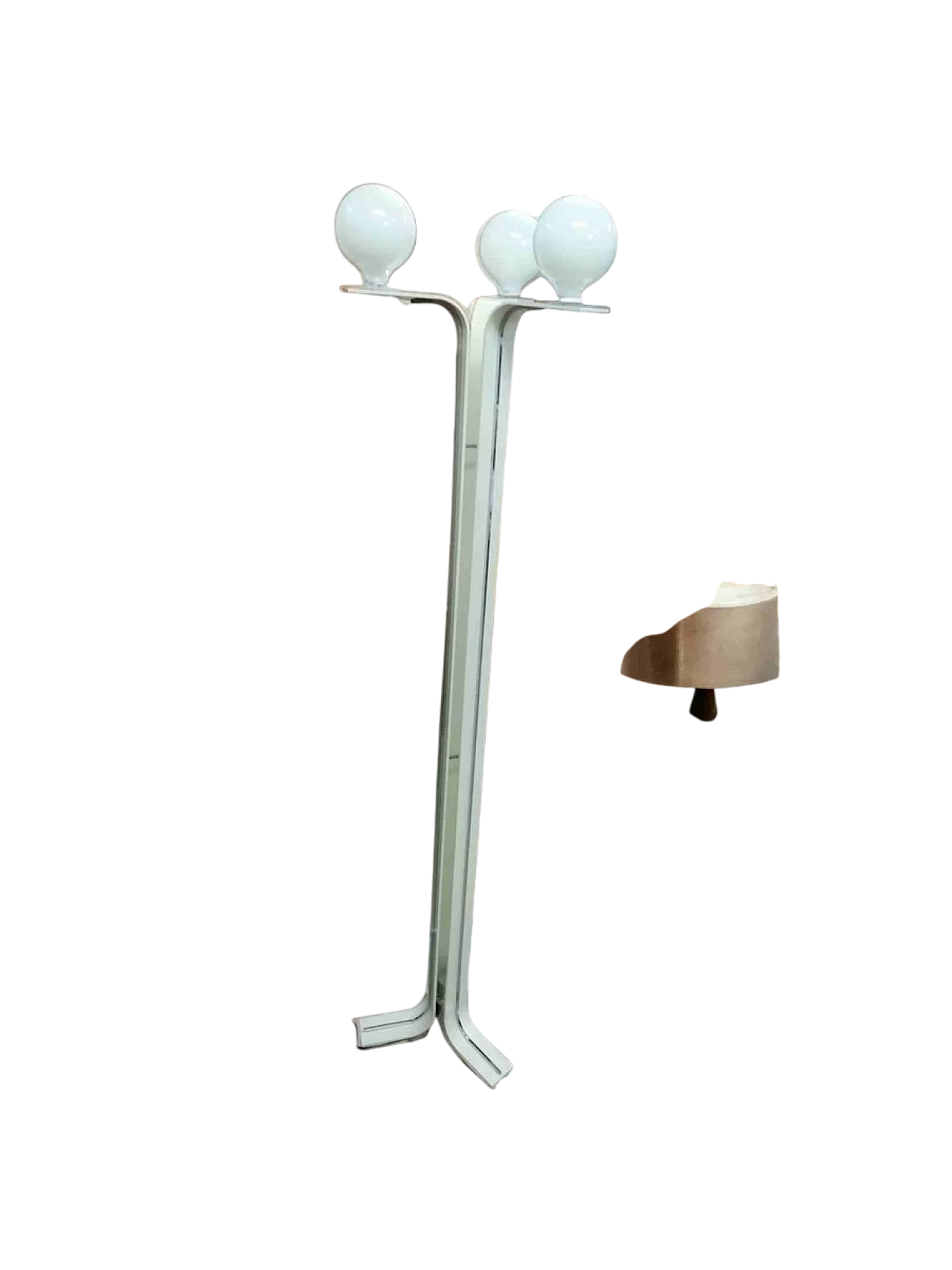 Lampada da terra Space Age a tre luci, anni '70 7