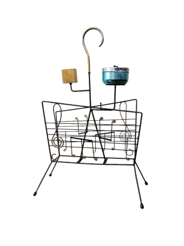 Posacenere e Portariviste con Note Musicali, anni '50