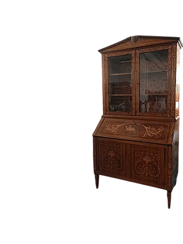 Vetrina Carlo X con scrivania pieghevole, 1890