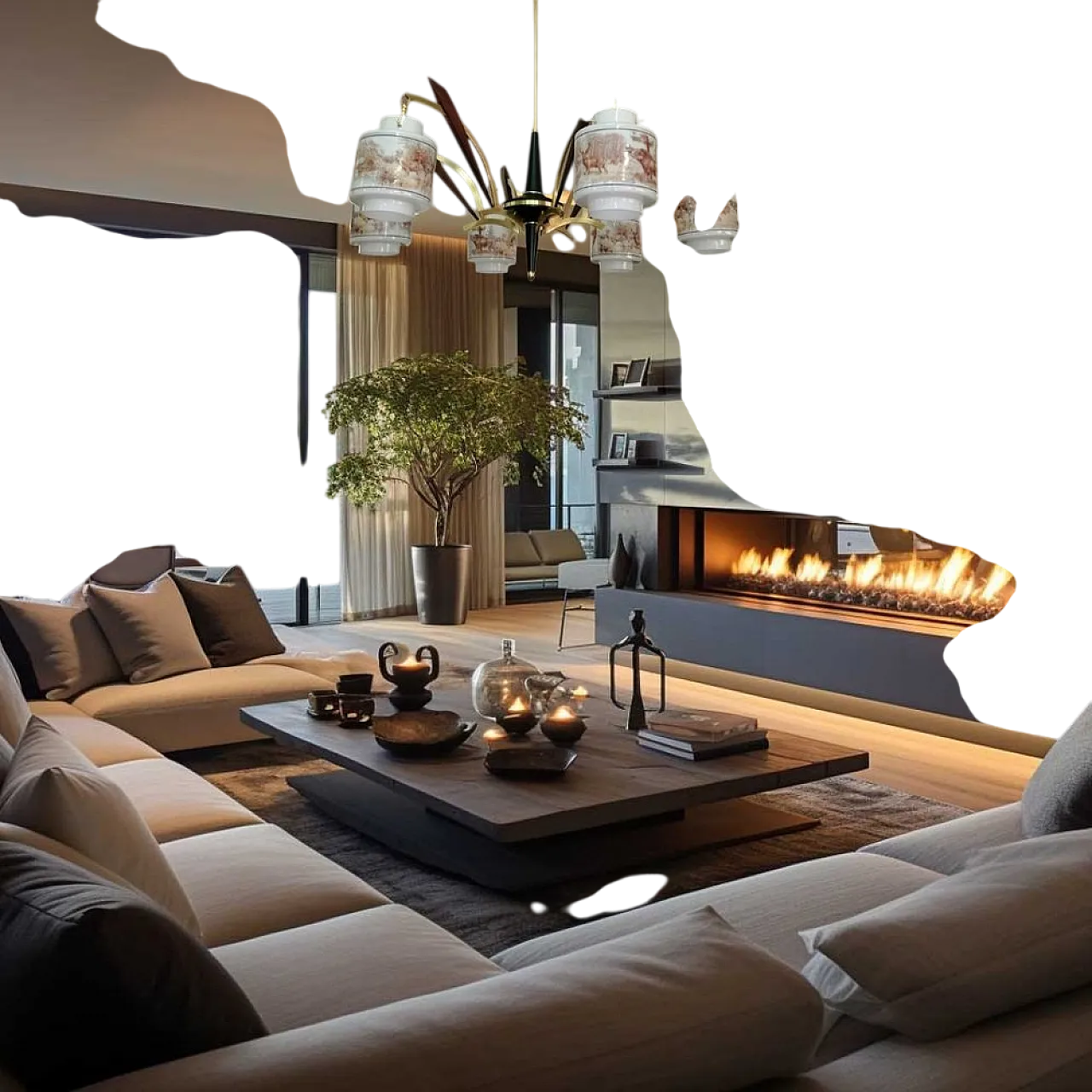 Lampadario diffusori in vetro opalino stile Stilnovo, anni '50 8