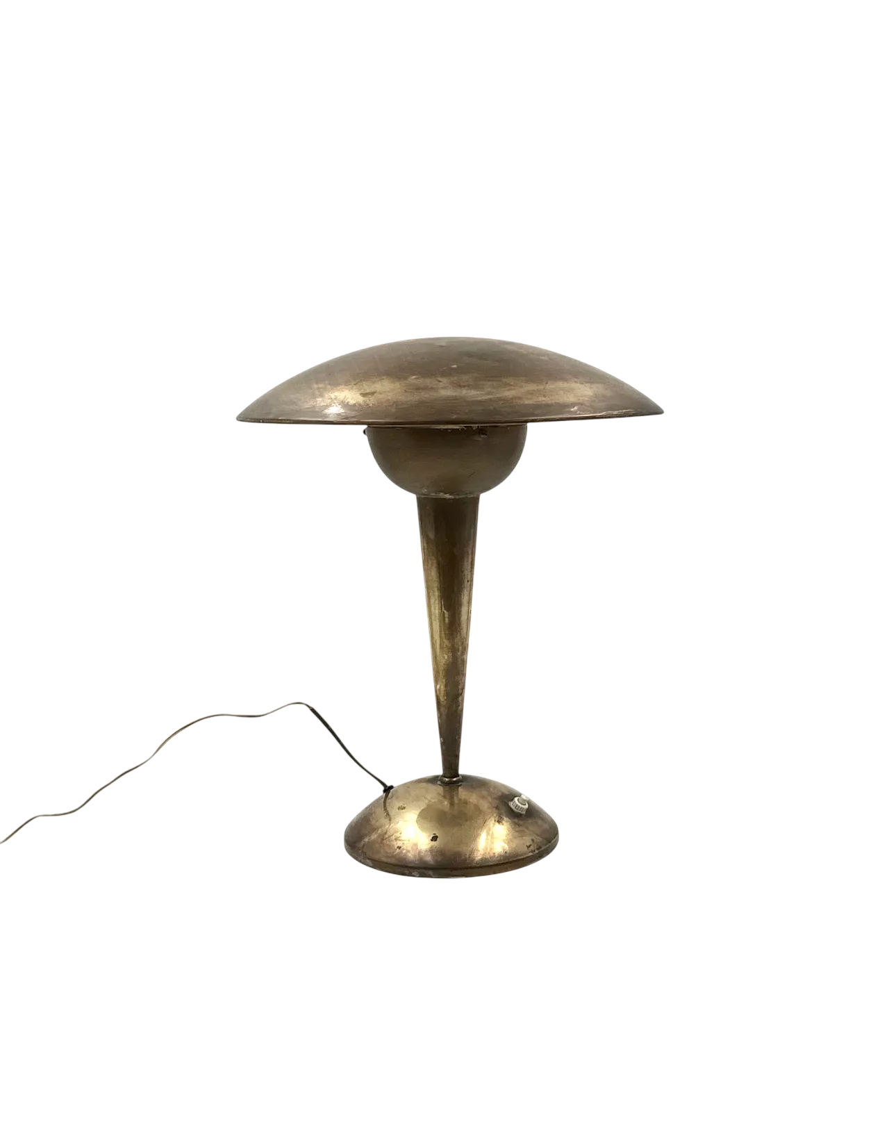 Midcentury brass table lamp, Italy, 50s 18