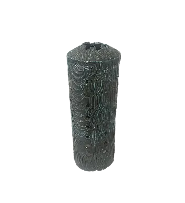 Glazed ceramic vase, Italian production