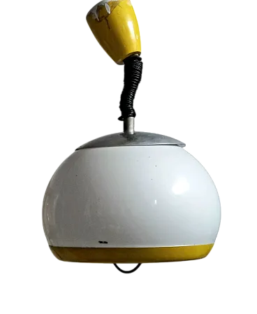 Opaline plexi chandelier produced by Stilux