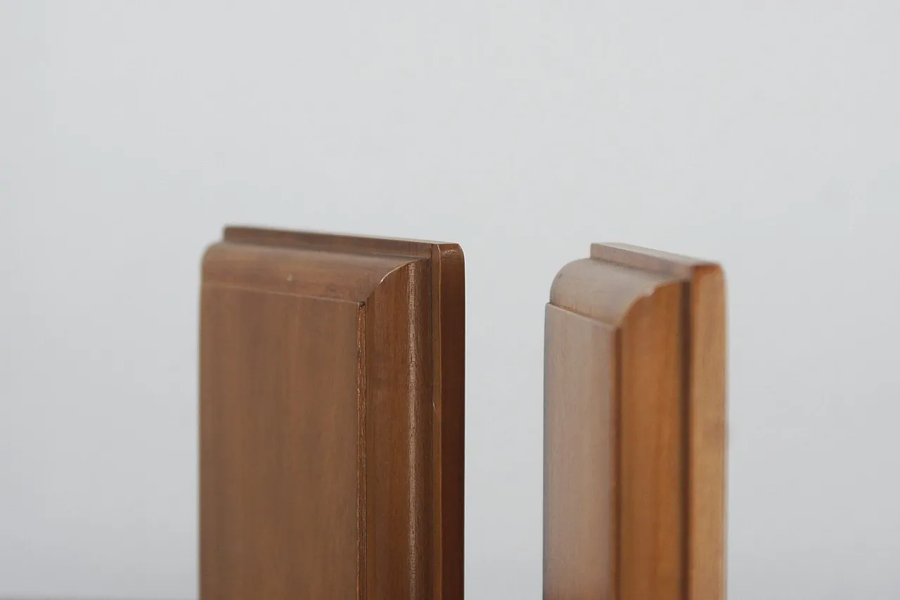 Pair of Mid-Century Modern wooden bookends, 1960s 3