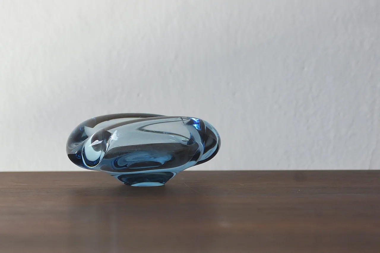 Scodella in vetro di Per Lütken per Holmegaard, anni '50 3