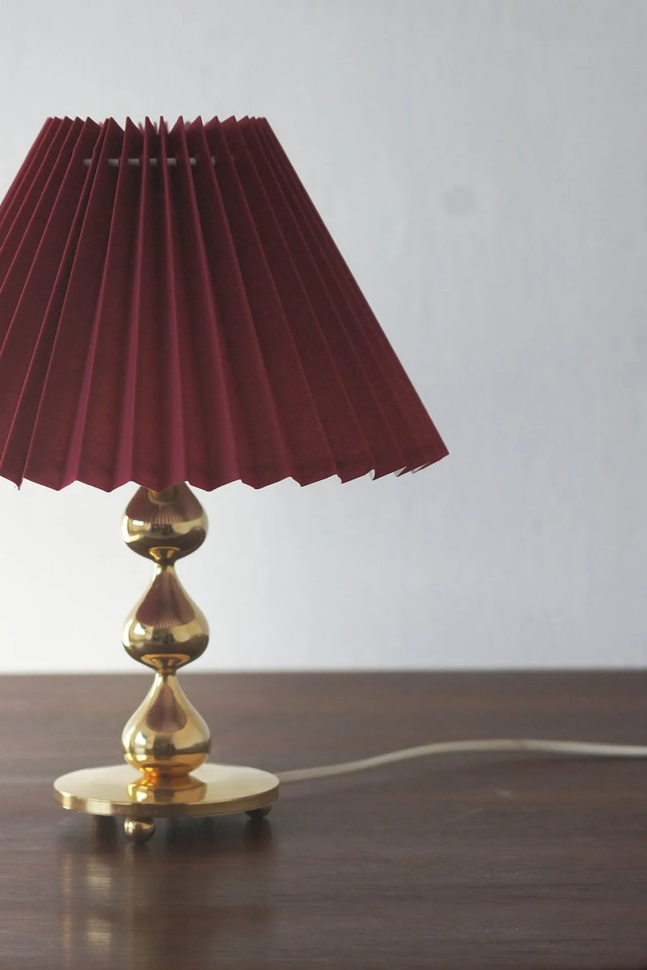 Teardrop table lamp by Hugo Asmussen, 1970s 2