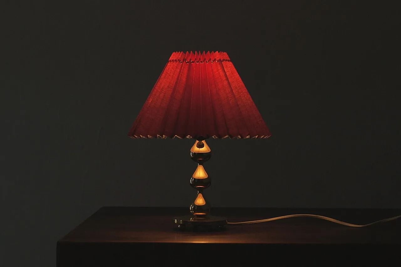 Teardrop table lamp by Hugo Asmussen, 1970s 4