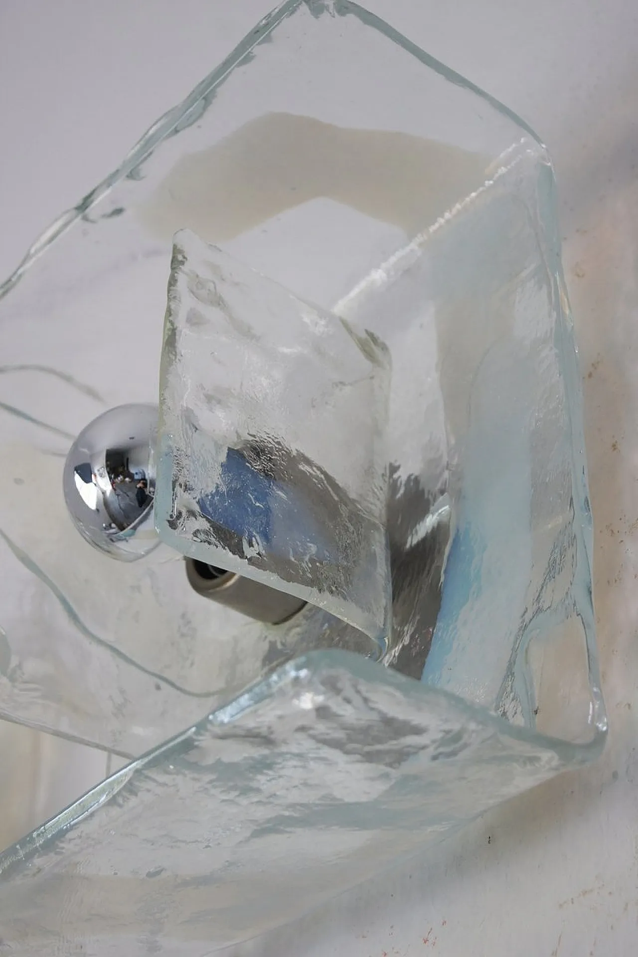 Coppia di applique in vetro di Murano di C.Nason per Mazzega, anni '70 4