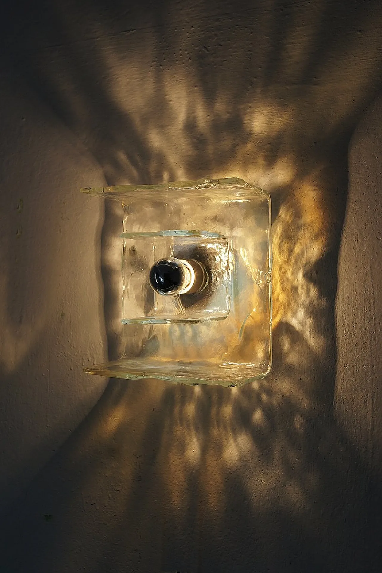 Coppia di applique in vetro di Murano di C.Nason per Mazzega, anni '70 9